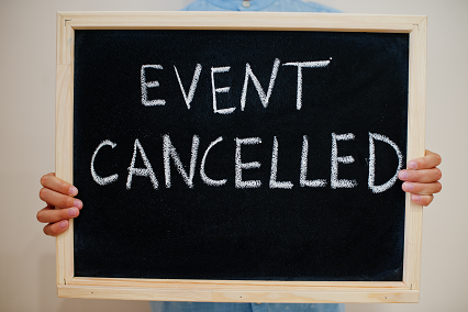 How to gracefully cancel an event or postpone it